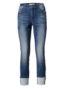 Heine, Damen Bodyform-7/8-Jeans, Blau