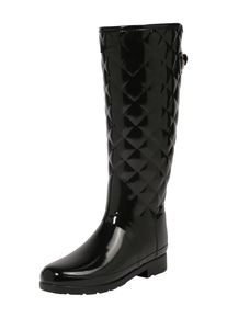 Hunter, Damen Gummstiefel 'REFINED GLOSS', Schwarz