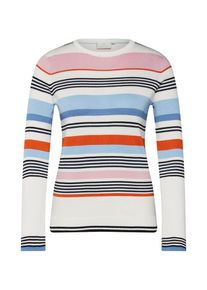Kaffe, Damen Pullover 'thea', Hellblau / Rosa / Weiß