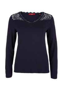 s.Oliver RED LABEL, Damen Langarmshirt, Nachtblau