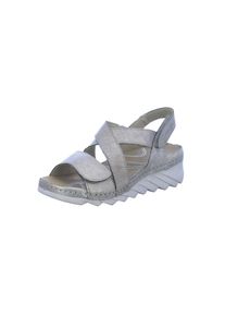 Romika, Damen Sandalen, Silber / Weiß