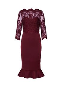 Chi Chi London, Damen Kleid 'ROMAINE', Bordeaux
