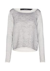 Véro Moda VERO MODA, Damen Pullover 'NOLA', Creme / Dunkelgrau