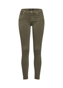 7 For All Mankind, Damen Jeans 'THE SKINNY CROP', Khaki