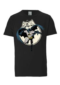 logoshirt, Herren T-Shirt "Batman Full Moon", Gelb / Grau / Schwarz