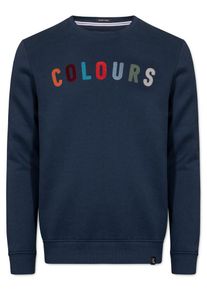 & Colours & Sons COLOURS & SONS, Herren Sweatshirt 'FREDDY', Blau / Himmelblau / Hellblau / Hellgrau / Gr&uuml;n / Orange / Rot / Weinrot