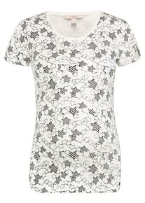 Esprit Maternity, Damen T-shirt, Schwarz / Offwhite