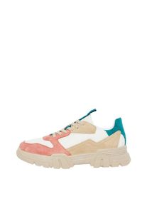 Bianco, Damen Sportschuhe, Sand / Petrol / Lachs / Wei&szlig;