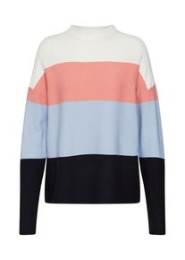 Cartoon, Damen Pullover, Blau / Opal / Rosa
