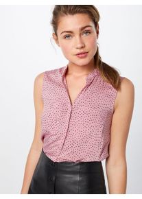 Véro Moda VERO MODA, Damen Bluse 'Erika', Rosa / Schwarz