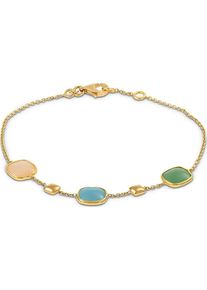 Christ, Damen Armband, Himmelblau / Gold / Apfel / Apricot