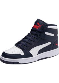 Puma, Herren Sneaker 'Rebound LayUp L', Navy / Rot / Wei&szlig;