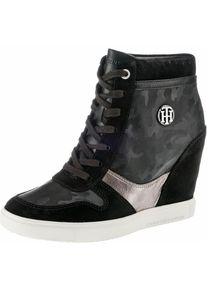 Tommy Hilfiger, Damen Sneakers, Gold / Schwarz