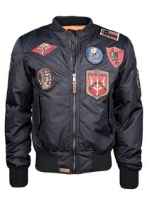 Top Gun, Herren Bomberjacke, Schwarz
