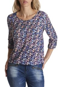 BETTY & CO Betty & Co, Damen Bluse, Blau / Altrosa