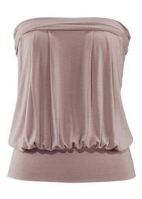 Lascana, Damen Bandeautop, Nude / Puder