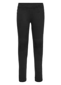 name it, Mädchen Leggings Super dehnbahre Twill, Schwarz