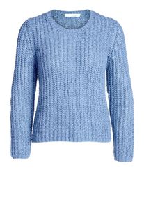 Oui, Damen Pullover, Royalblau