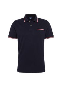 Gant, Herren Poloshirt, Nachtblau / Rot / Weiß