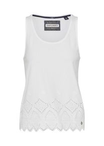 Superdry, Damen Top 'PACIFIC BRODERIE', Wei&szlig;