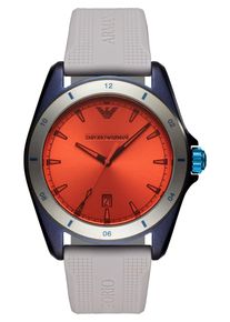 Emporio Armani, Herren uhr, Nachtblau / Neonblau / Neonrot / Weiß