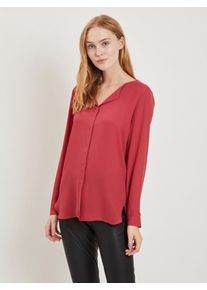 Vila, Damen Bluse, Feuerrot