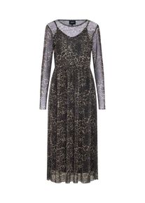 Object, Damen Maxikleid, Braun / Schwarz