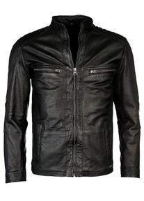 Mustang, Herren Lederjacke 'Fabiano', Schwarz