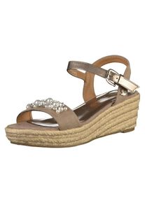 Tom Tailor, Damen Sandalen, Taupe