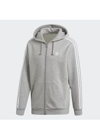 adidas originals, Herren Kapuzenjacke 'Monogram', Grau / Weiß
