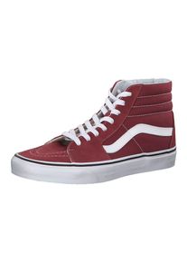Vans, Herren Sneaker 'SK8-Hi', Bordeaux / Wei&szlig;