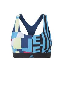 adidas Performance, Damen Bikinoberteil 'Don't Rest', Himmelblau / Pastellgelb / Neonpink / Schwarz / Weiß