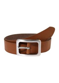 Tom Tailor, Damen Ledergürtel 'soft vintage cow leather belt', Cognac