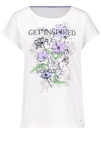 Gerry Weber, Damen T-Shirt, Rauchblau / Hellgr&uuml;n / Lila / Schwarz / Wei&szlig;