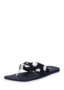 Esprit, Damen Slipper 'Denise dot', Navy / Wei&szlig;