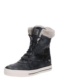 Mustang, Damen Stiefelettemit Kunstfell, Navy
