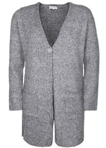 Zhenzi, Damen Strickjacke 'BILBOE', Grau