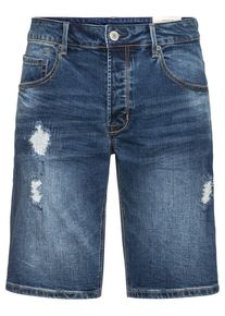 Funky Buddha, Herren Shorts, Blue Denim