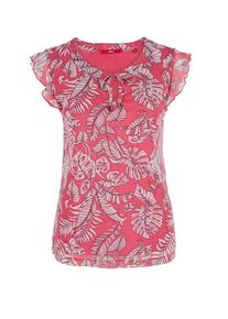 s.Oliver RED LABEL, Damen Shirt, Pink / Weiß