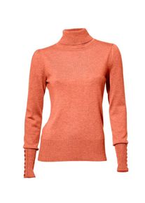Heine, Damen Rollkragenpullover, Mandarine