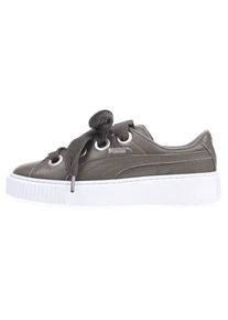 Puma, Damen Sneaker 'Platform Kiss Lea', Taupe / Wei&szlig;