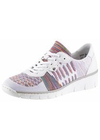 Rieker, Damen Sneaker, Wei&szlig;
