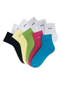 H.I.S. H.I.S, Damen Kurzsocken, Blau / Rot / Weiß