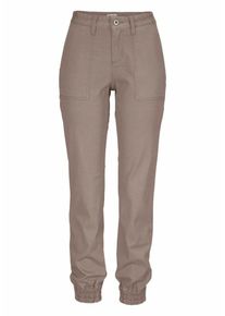 Boysen's BOYSEN'S, Damen Cargohose 'Jogg-Pants', Taupe