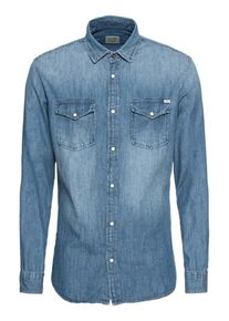 Jack & Jones JACK & JONES, Herren Hemd, Blue Denim