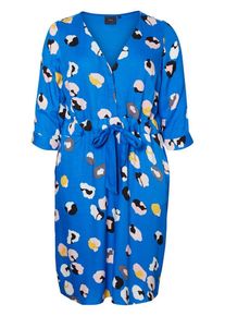 JUNAROSE, Damen Kleid, Royalblau / Gelb / Grau / Rosa / Weiß