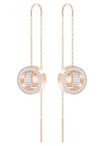 Swarovski, Damen Ohrhänger 'Hollow 5349340', Rosegold / Weiß