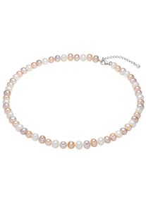 Valero Pearls, Damen Kette, Creme / Ros&eacute;