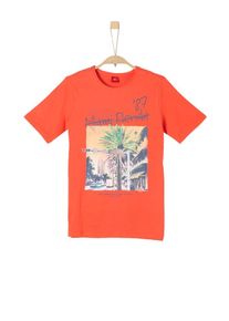 s.Oliver Junior, T-Shirt, Royalblau / Koralle