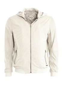 Maze, Herren Lederjacke 'Iwo', Perlweiß